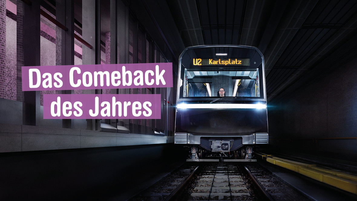 Comeback des Jahres U2 fährt wieder ab/bis Karlsplatz Wiener Linien